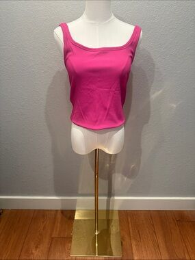Salt Project Women's Scoop Neck Tank Top - Hot Pink